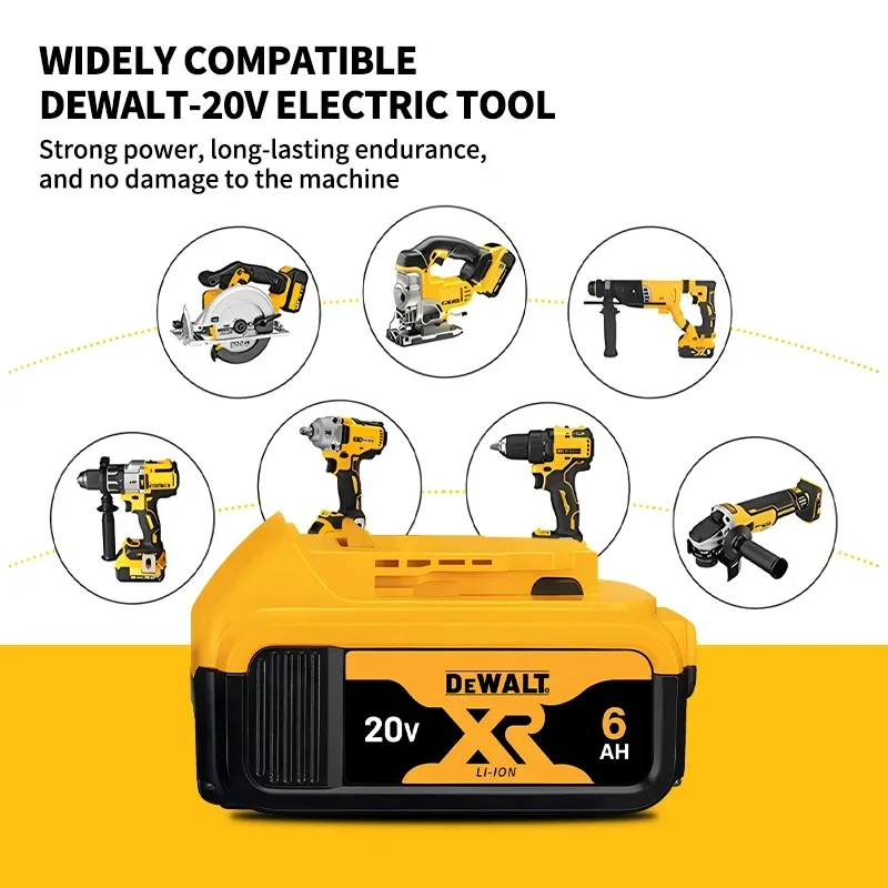 Литиевая батарея Dewalt 20 В DCB200 18 60 2 Ач 5 6 9