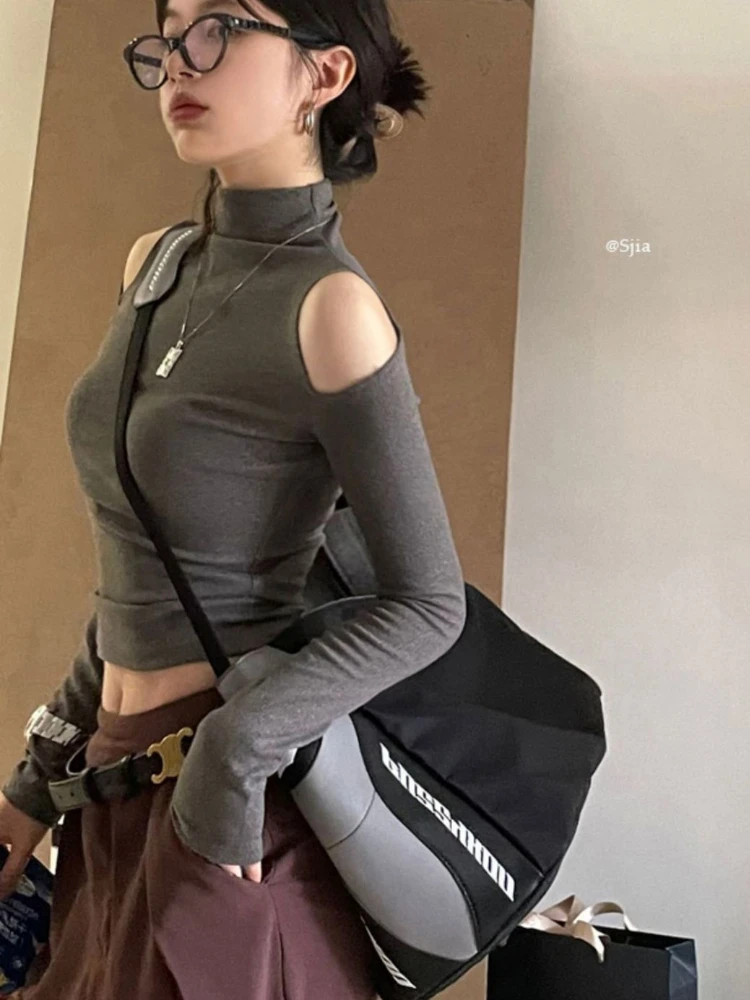 Женская винтажная Водолазка с длинным рукавом в готическом стиле - купить по