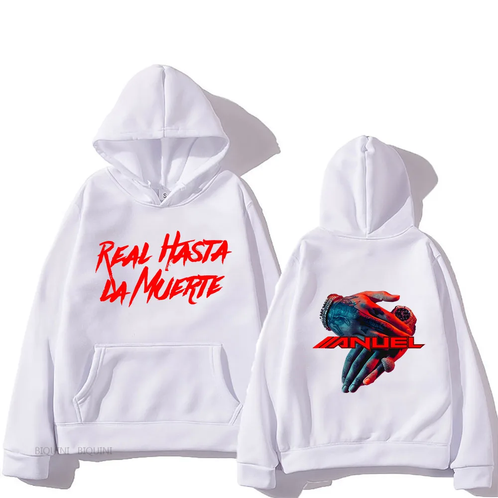 

Rapper AnuelAA Winter Clothes Men Sweatshirts Letter Printing Fleece Oversized Hoodie Fashion Hip Hop Unisex Essentials Pullover