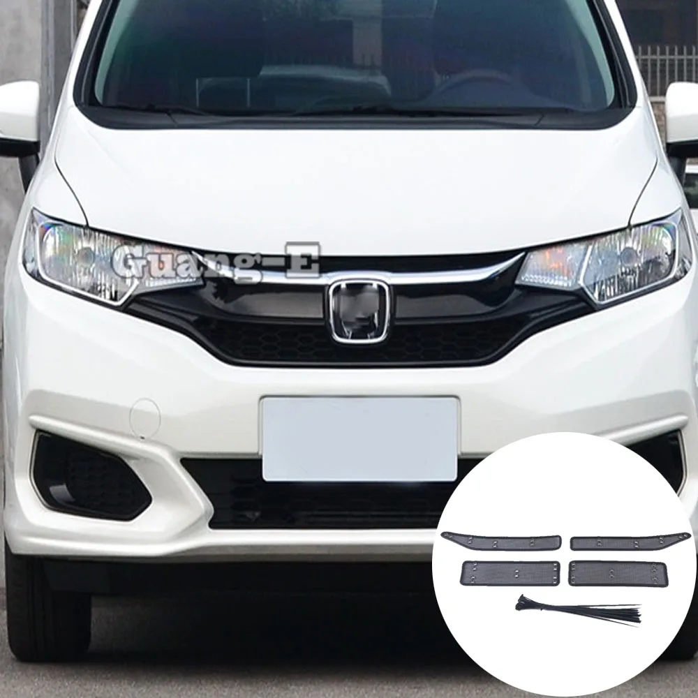 

4 шт., сетка для защиты кузова автомобиля от насекомых, для Honda Fit Jazz 2017 2018 2019