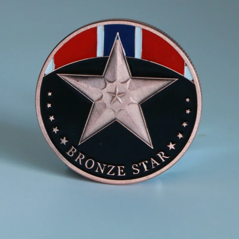 

Бронзовая звезда Соединенных Штатов, звезда, фотозвезда, памятный значок в виде пятиконечной звезды, коллекция поклонников армии, удачная м...