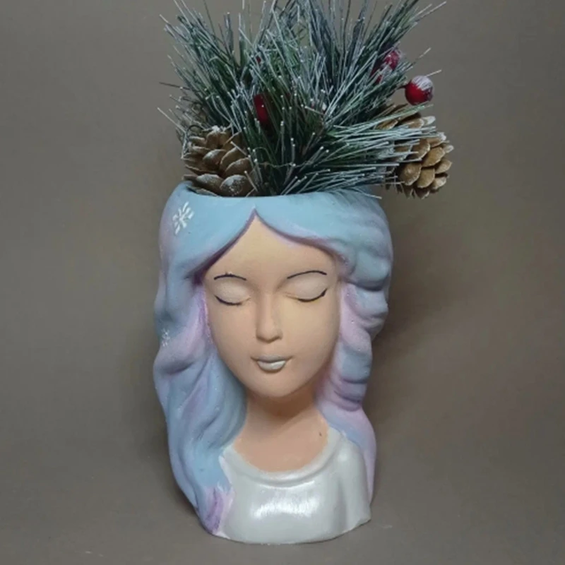 1 шт. форма для цветочного горшка силиконовый горшок суккулентов винтажная