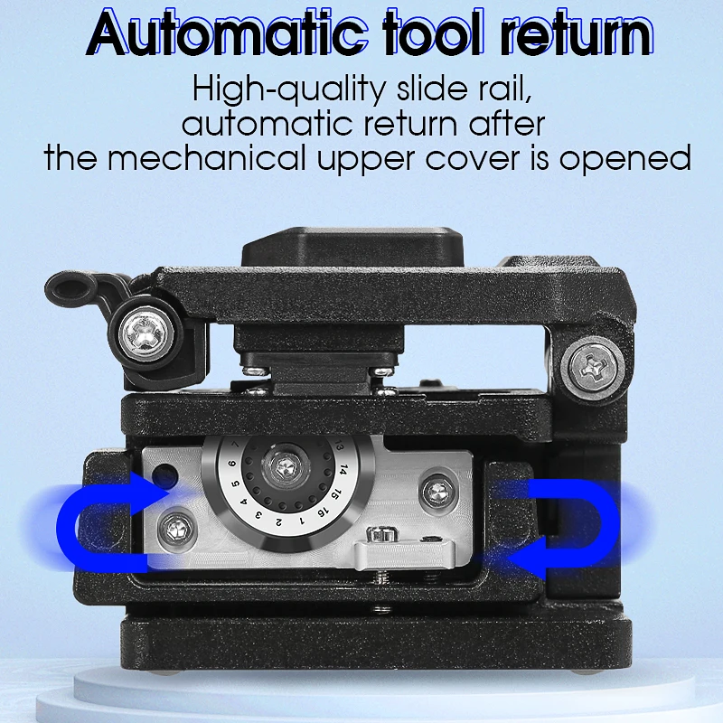 Fiber Cleaver Cutter With Waste Fiber Box Fiber Fusion Splicer Hot Melt Cutter Cold Splicing Tool Cutter AUA-X0
