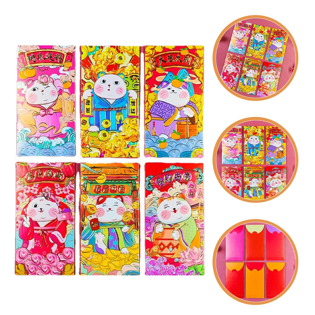 

Envelope Red Year Money Envelopes Chinese Festival Spring New Hongbao Rabbit Packets Zodiac Bao Hong Seefavors Bunny Lucky