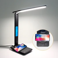 wireless charger led desk lamp usb charging dimmable eye friendly table lamp with 3 modes touch control reading lamp night