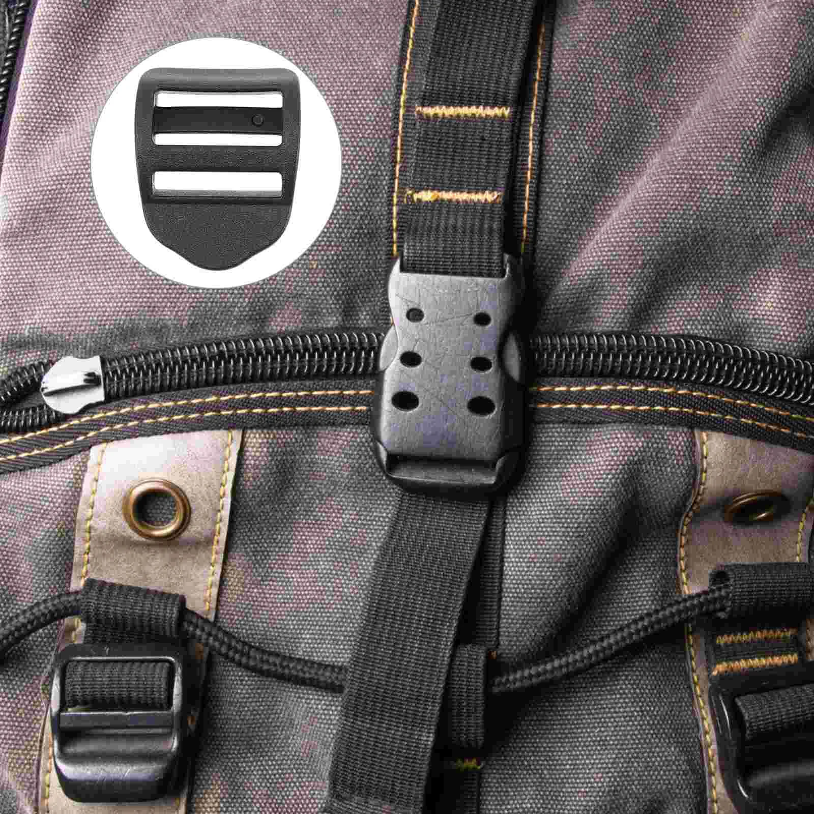 

Buckle Backpack Strap Replacement Webbing Lock Buckles Adjustable Adjuster Inchbelt Straps Ladder Triglide Tension Clip