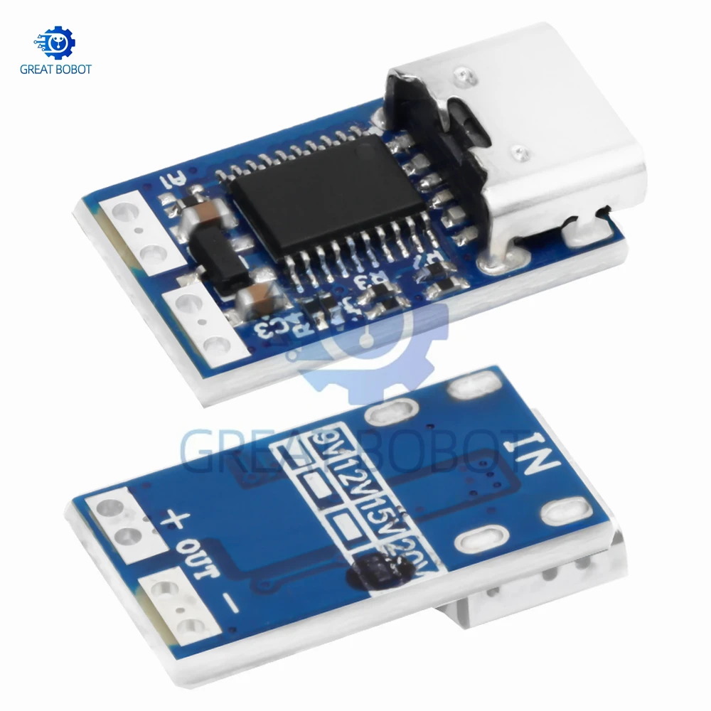 DC004-PD Триггерный модуль USB-C (PD3.0PPSQC4+) — программируемая приманка 3–21 В, 5 А с кабелем электронного маркера мощностью 100 Вт для блоков питания ноутбука (art.: 3920cd37340c4) - 3920cd37340c4
