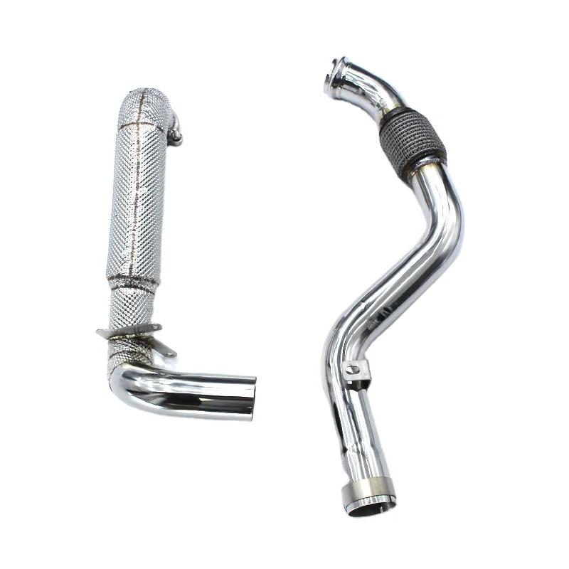 

OEM High Performance Catless Exhaust Downpipe For Mercedes-Benz CLA250 2.0T 2014-2021 Stainless Steel downpipe With Heat Shield