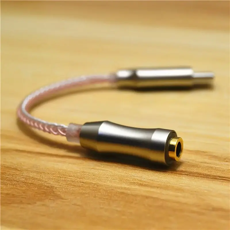 USB Type-C на 3,5 мм аудиоинтерфейс ALC5686 HiFi DAC, усилитель для наушников, цифровой аудиодекодер, конвертер для наушников (art.: 3920d885121ff) - 3920d885121ff