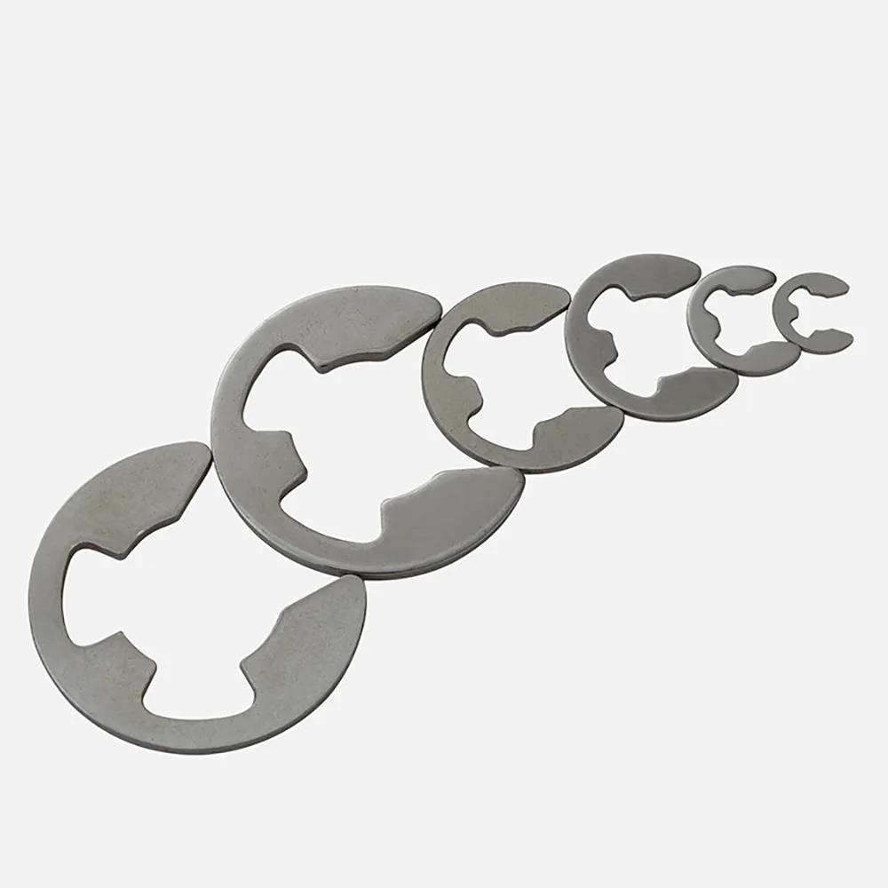 Стопорная пряжка из нержавеющей стали 304 пружина M1.2 M1.5 M2 M2.5 M3 M3.5 M4 M5 M6 M7 M8 M9 M10 M11 M12 M13