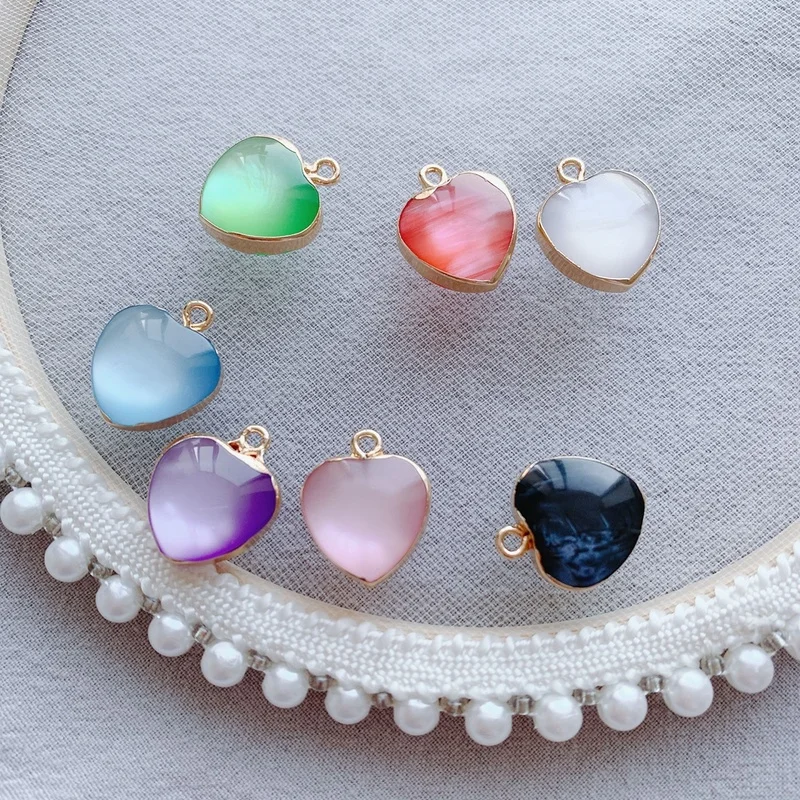 

2 шт., позолоченные серьги-подвески в виде сердца