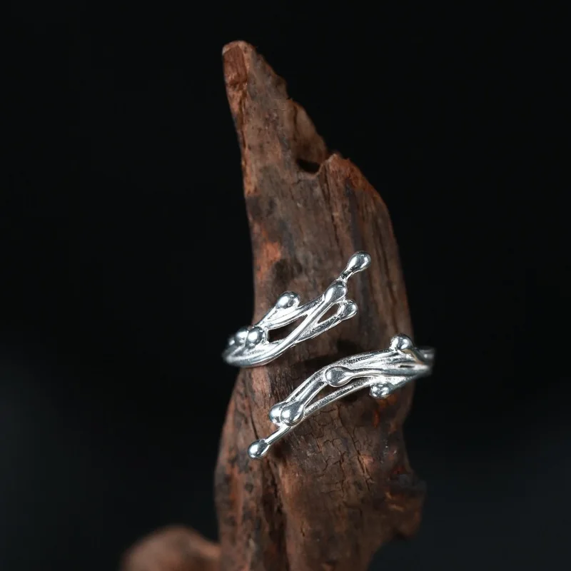 Женские регулируемые кольца в виде капель воды минималистичные Открытые Кольца