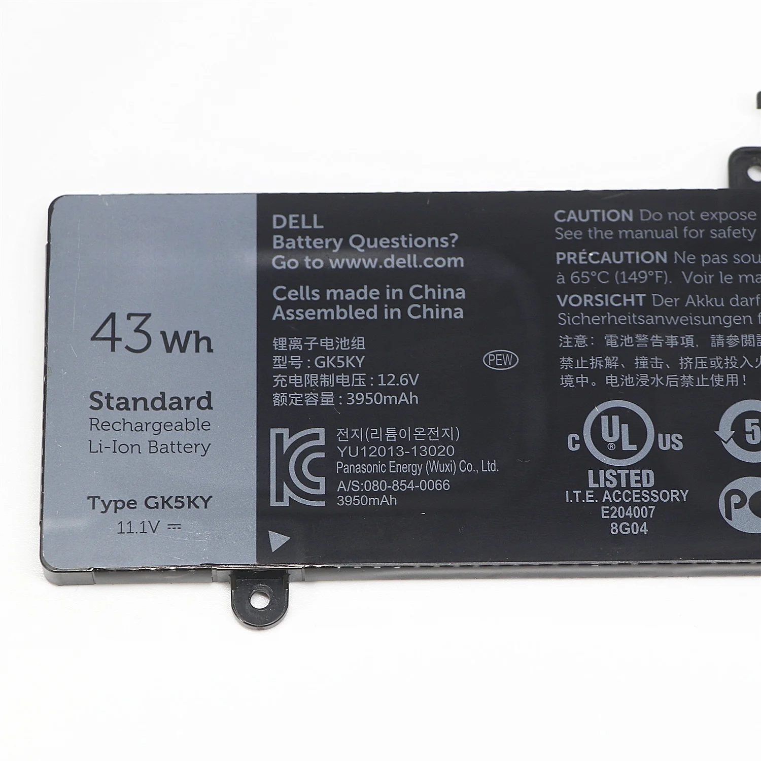 GK5KY для Dell Аккумуляторная батарея ноутбука Inspiron 11 3000 Series 3147 3153 3157 15 7000 7558 P55F P55F001