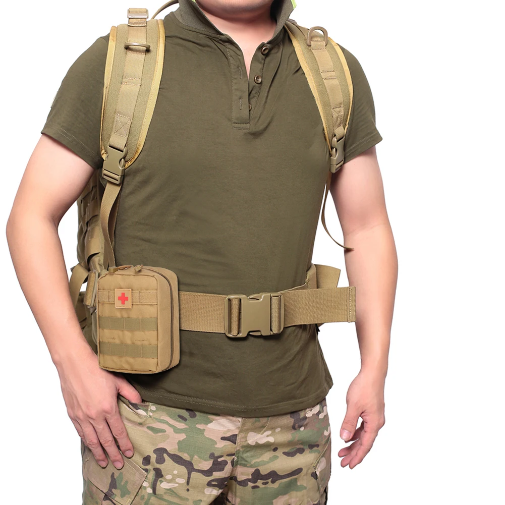 

Tactical Waist Bag Military Molle EMT Quick Release First Aid Kit Medical Camping Hunting Accessories EDC Pack Outdoor Survival