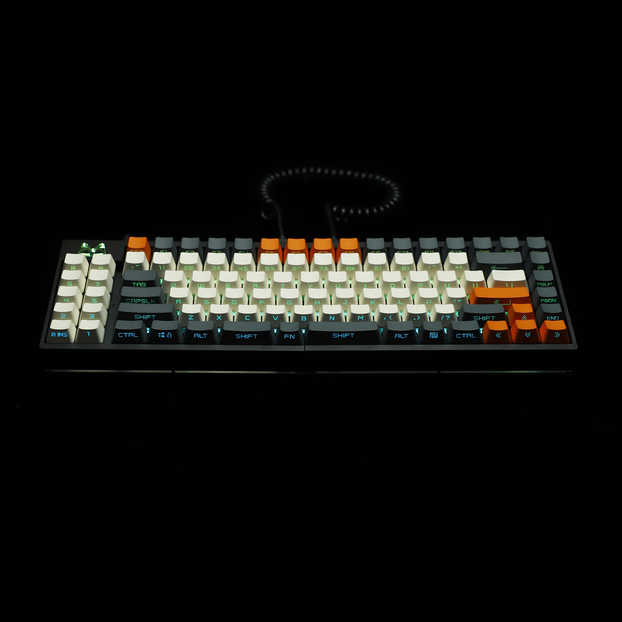 Сплит 75% FL84 Forever Love 84 CNC алюминиевая фотопластина Hotswap RGB полностью программируемые стабилизаторы PCB DIY Kit с поддержкой флакона (art.: 3920c0dbf09df) - 3920c0dbf09df