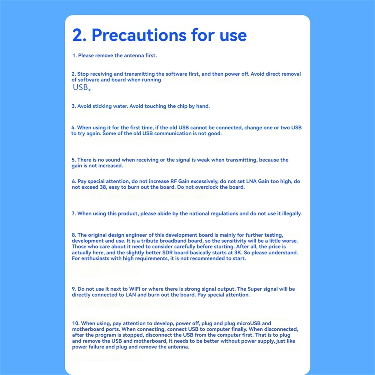Для HackRF One 1 МГц-6 ГГц 10 дБм программно определяемая радиостанция SDR