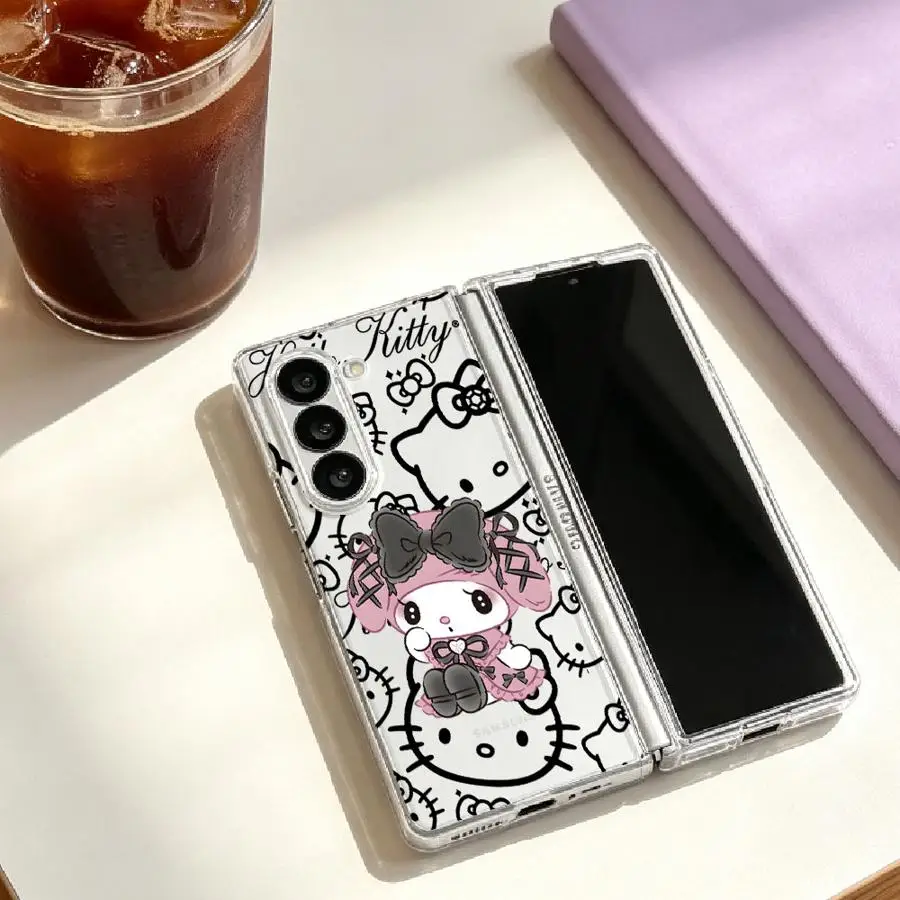 Фото Чехол Sanrio My Melody розового цвета для Samsung Galaxy Z Flip 7 6 5 4 3 Z Fold 7 6 5 4 3 №2