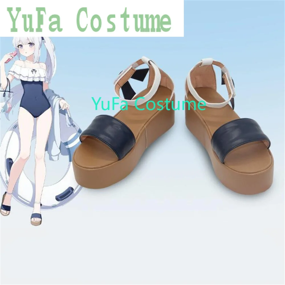 Цукиюки Мияко Синий Архив Обувь Для Косплея Сапоги Игра Аниме Хэллоуин Рождество