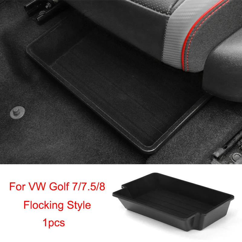 Автомобильный ящик для хранения под сиденьем для Volkswagen Golf 6 7 7.5 VW Golf 8, аксессуары для интерьера 2015-2023 2024