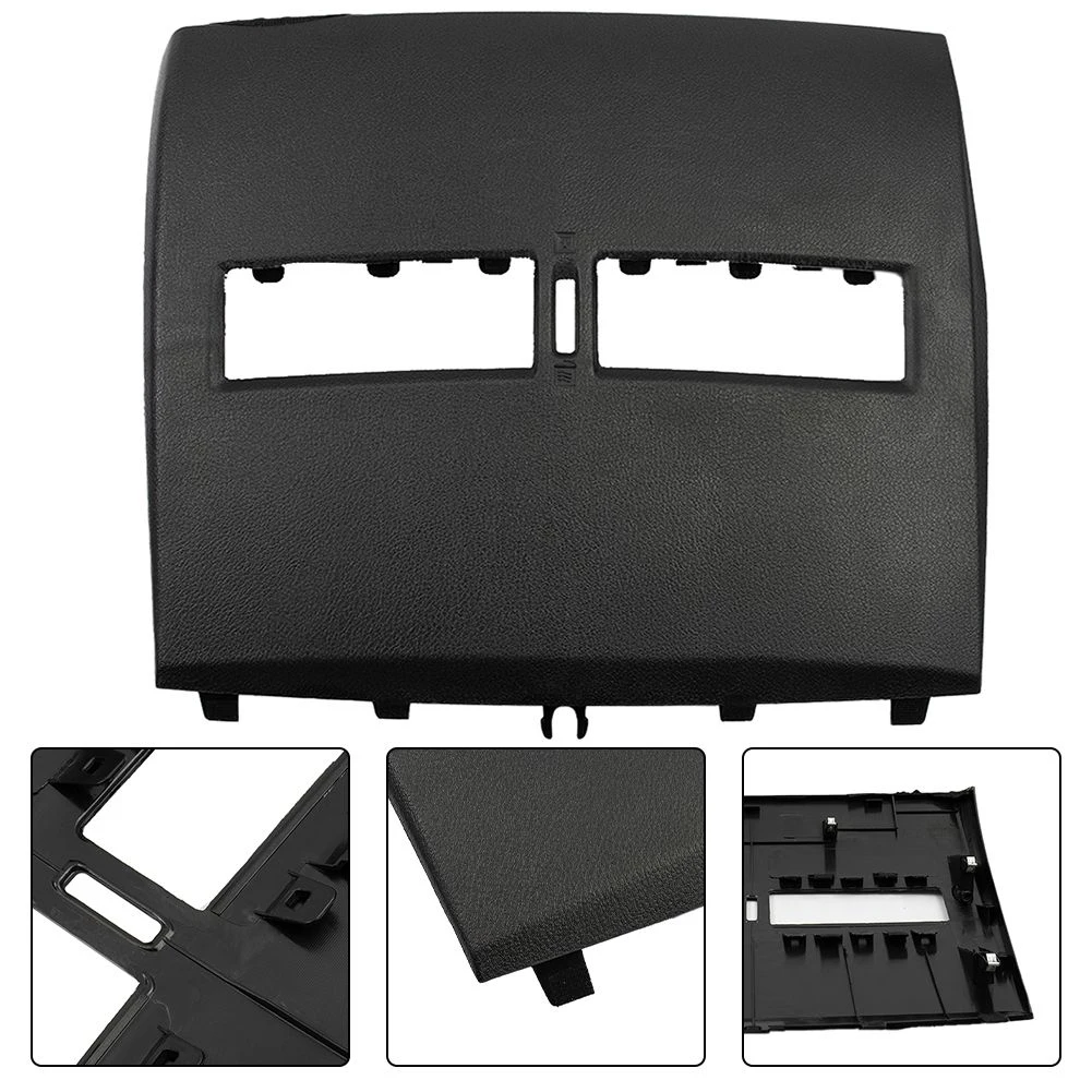 

For Nissan For Versa 2007-2012 Car Air Vent Trim Bezel Black Central Air Conditioner Front Upper Top High Quality