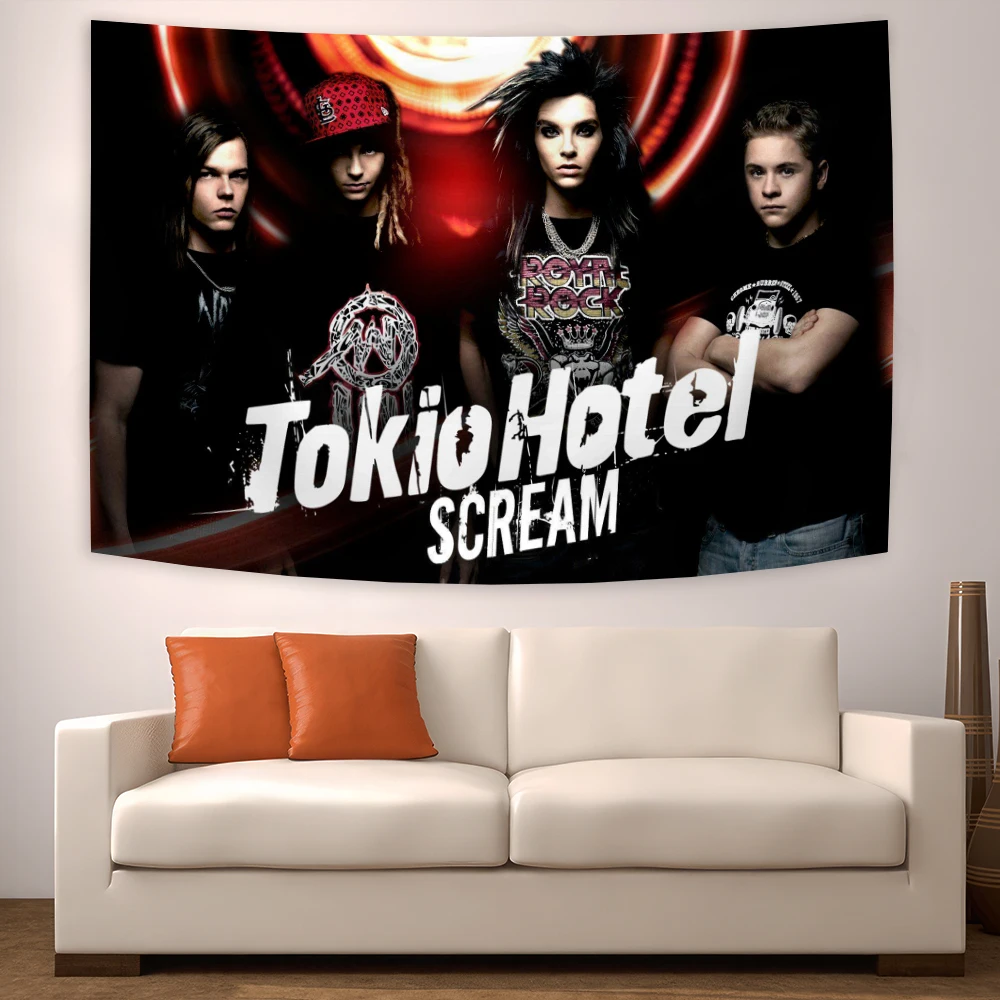 90x15 0 см немецкий постер рок-группы певицы настенный гобелен Токио отель печатные
