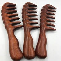 hair comb for detangling wide tooth wood comb for curly hair no static natural wooden sandalwood comb