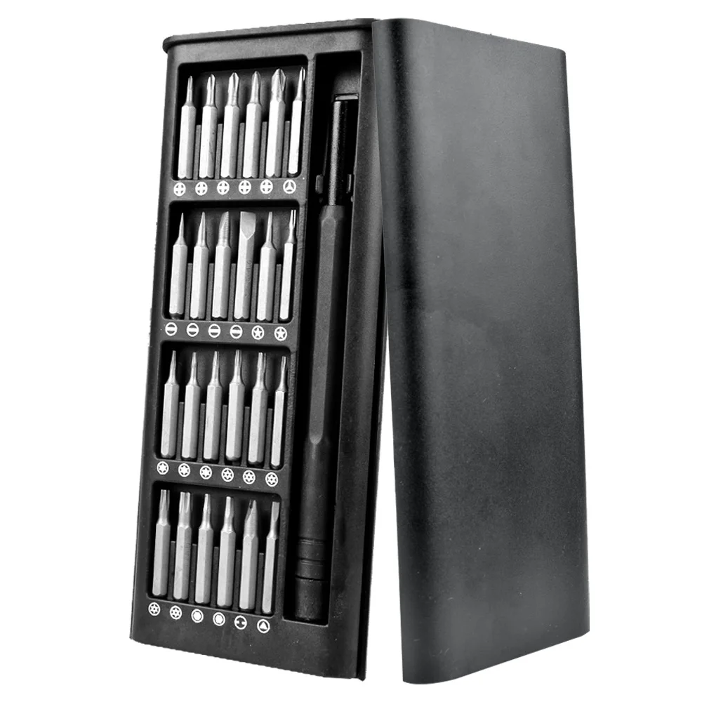 Набор Магнитных Отверток 25-в-1 Прецизионный Мини-ремонтный Phillips Torx Hex С Чехлом Для