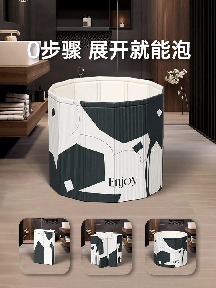 Складная домашняя детская Ванна для взрослых полноразмерная деревянная