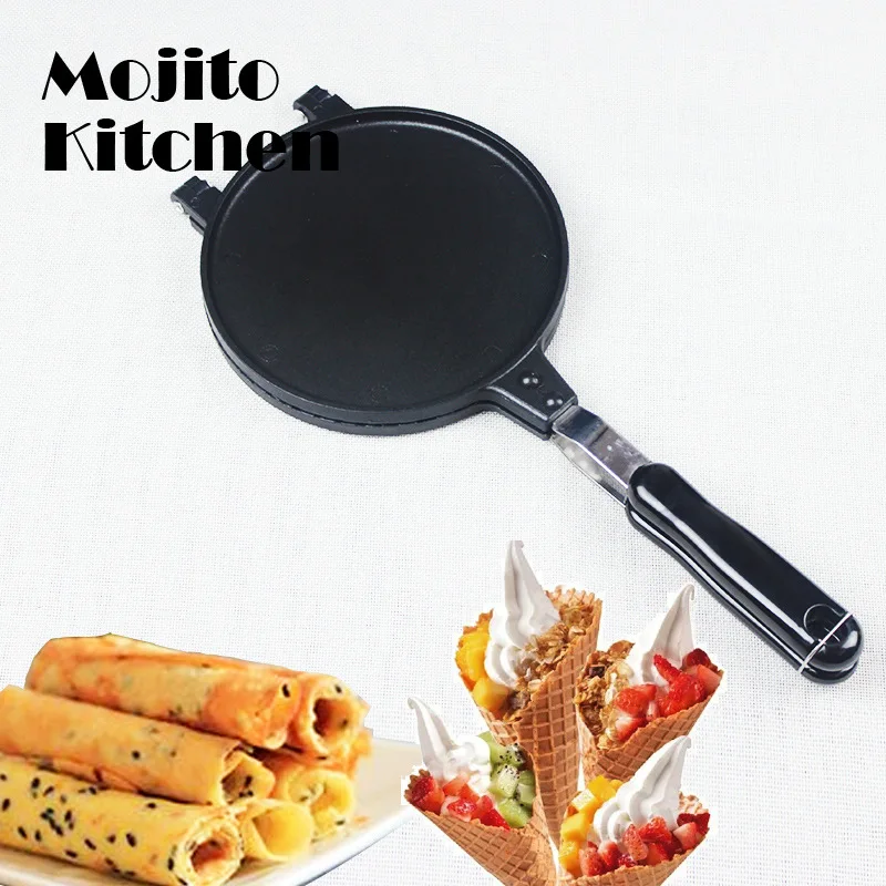 

Egg Roll Machine Accessories Crispy Eggs Omelet Mold Ice Cream Cone Maker Parts Baking Pan for Waffle Cake Bakeware Tools
