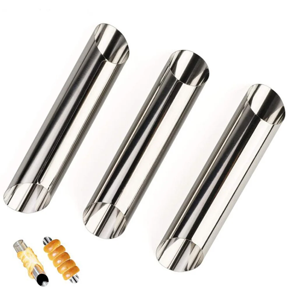 

Mold Cannoli Cream Horn Molds Bread Roll Pastry Baking Forms Tube Ice Shell Croissant Danish Cone Tubes Tools Decorating Cake