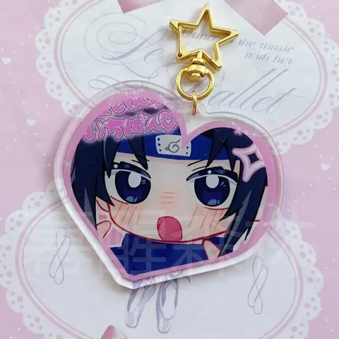 Учиха Итачи ‌   Брелок в стиле аниме для женщин Наруто акриловый брелок для мужчин ‌ Хатаке Какаши ‌   Брелок-подвеска, аксессуары, подарок другу