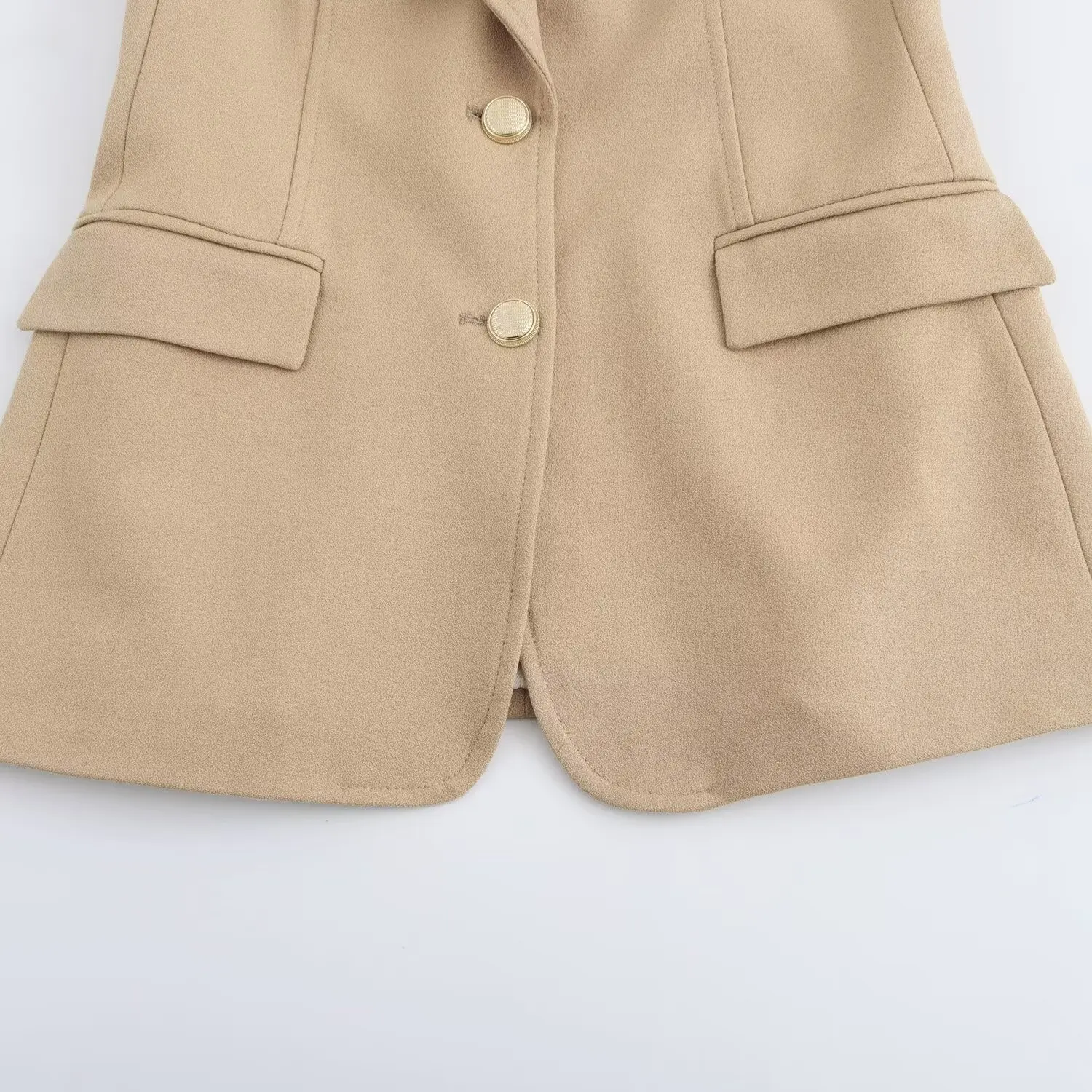 Новинка женская одежда RZRA2024 на осень и зиму приталенный жакет с длинными