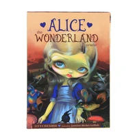 alice the wonderland tarot deck oracle cards entertainment occult card game for fate divination tarot card games
