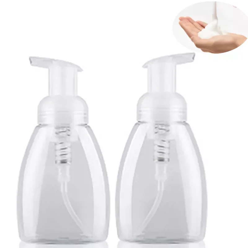 

Clear Liquid Soap Foaming Bottle Mousses Facial Cleaner Foaming Dispensers Travel Portable Cosmetic Foaming Bottle 250ml/300ml