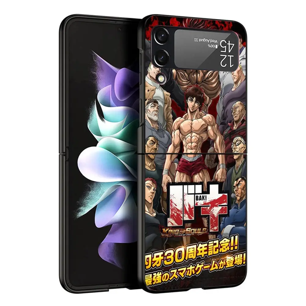 Оригинальный чехол Baki the Grappler в стиле аниме для Samsung Galaxy Z Flip 4 5 3 z Flip5 Flip4