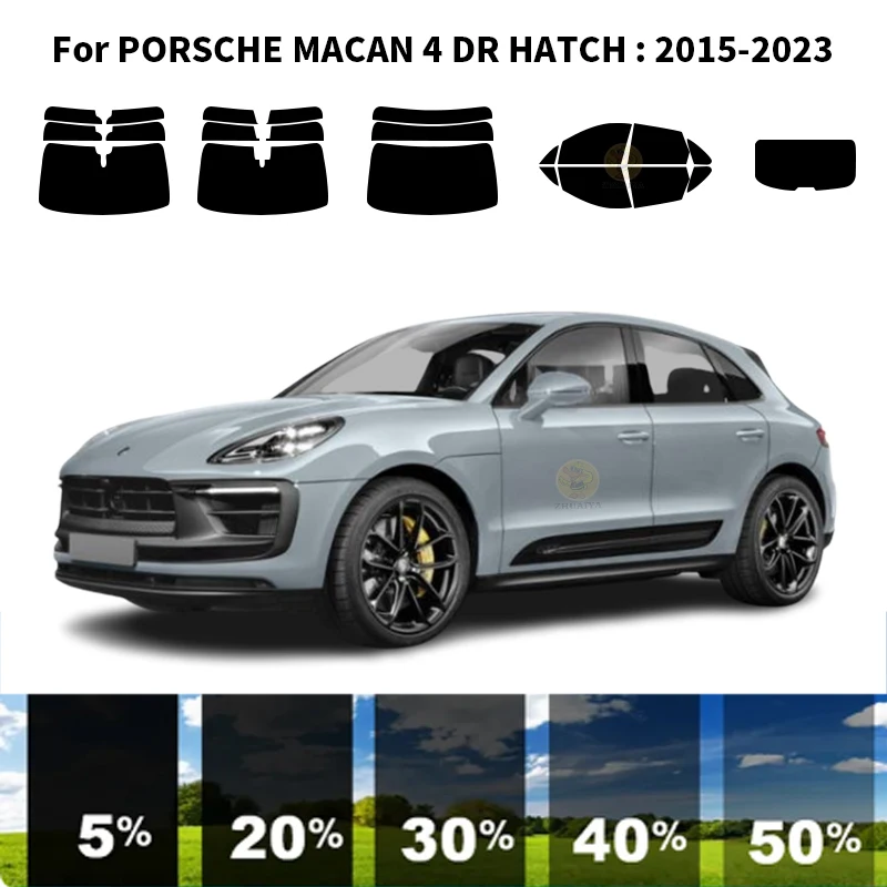 

Нанокерамическая Автомобильная УФ-пленка Precut для окон Автомобильная оконная пленка для PORSCHE MACAN 4 DR hat2015-2023