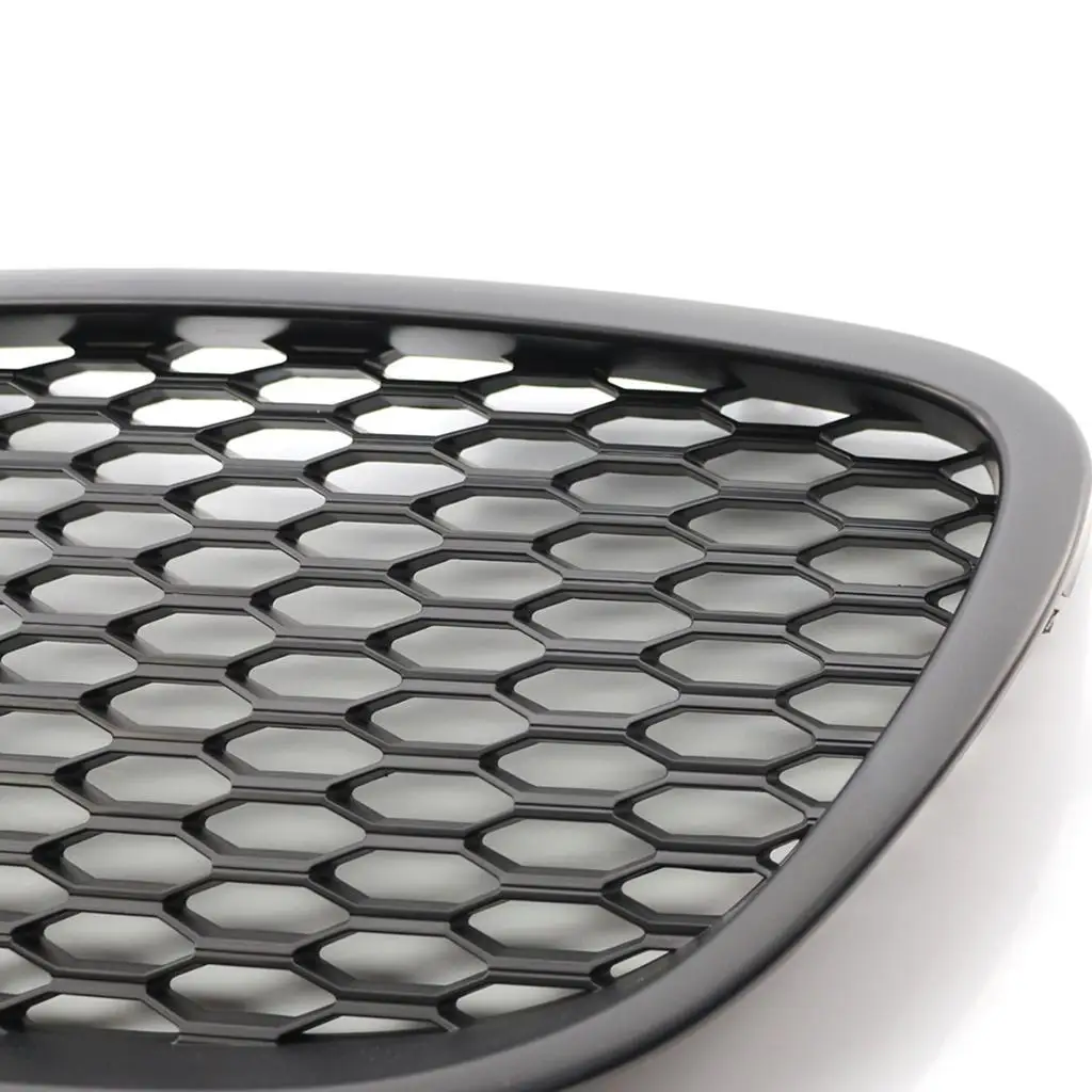 

Racing Honeycomb Grill Grille for Seat Leon MK2 1P1 06-09 Cover Gloss Black