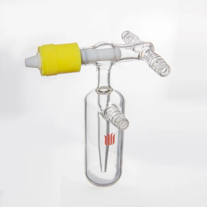 

СИНТЕЗНЫЙ Регулируемый быстрый выпускной клапан с новым высоковакуумным клапаном из ПТФЭ диаметром 8 мм, боросиликатное стекло, B25-PQF