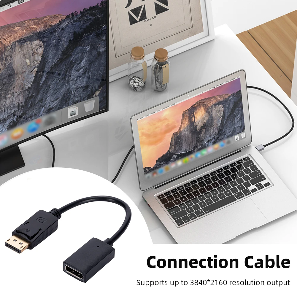 

DP конвертер «Папа-мама» цифровые кабели Mini DisplayPort Соединительный кабель Поддержка DP V1.2 20pin 10,8 Гбит/с Горячая замена для компьютера