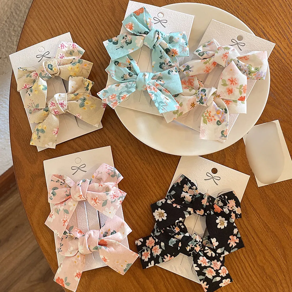 

New Fashion Cute Bow Hairpin Korean Girl Baby Princess Side Hairpin Hair Accessory
