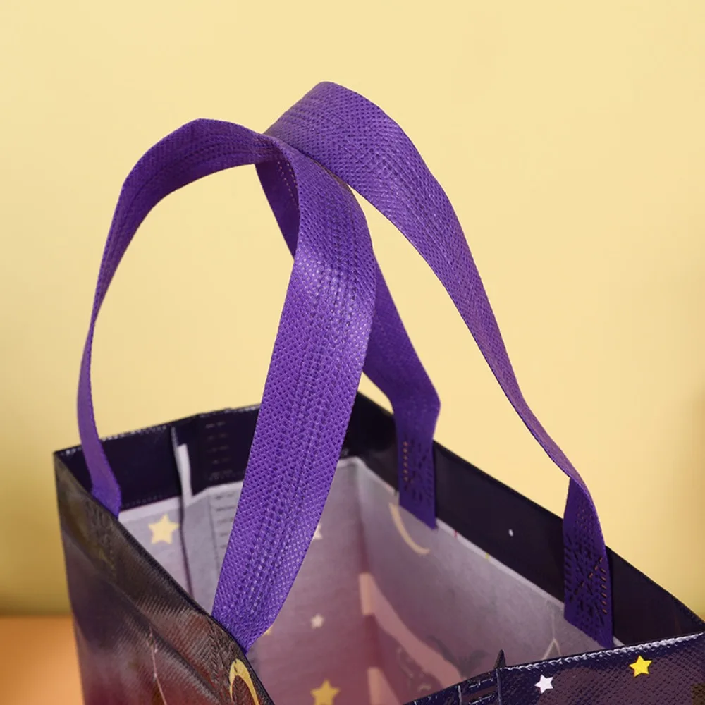 Сумка Ведьмы Из Нетканого Материала Для Хэллоуина В Форме Тыквы Корзина Хранения