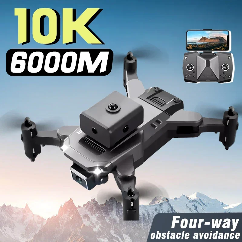 

2023KY912 Drone 10K Professional HD Camera 6000M Folding Quadcopter Toys Four Sides Obstacle Avoidance RC Helicopter