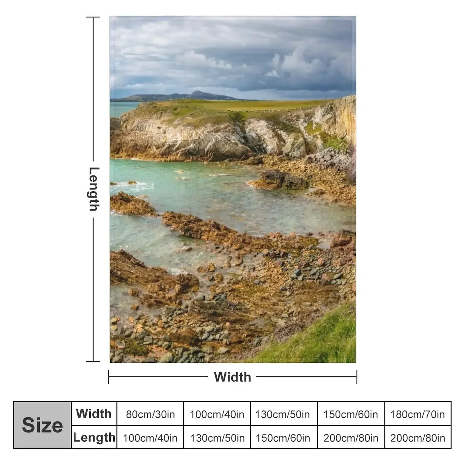 Одеяло Rhoscolyn Bay Anglesey одеяла для диванов декоративные и пледы одеяло дивана