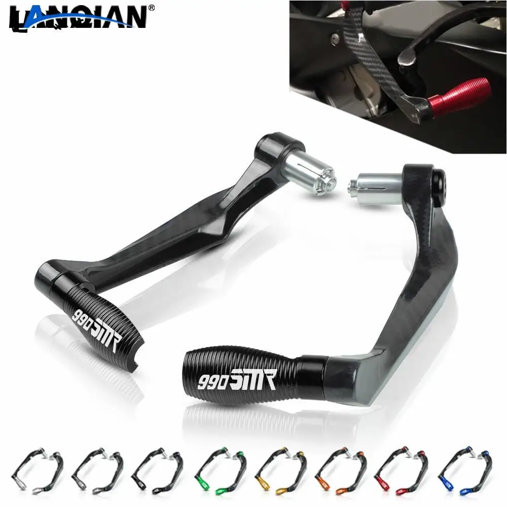 

For 990 SMR/SMT Motorcycle Handlebar Grips Guard Brake Clutch Levers Guard Protector 990 SMR 990 SMT 2009-2013 Accessories