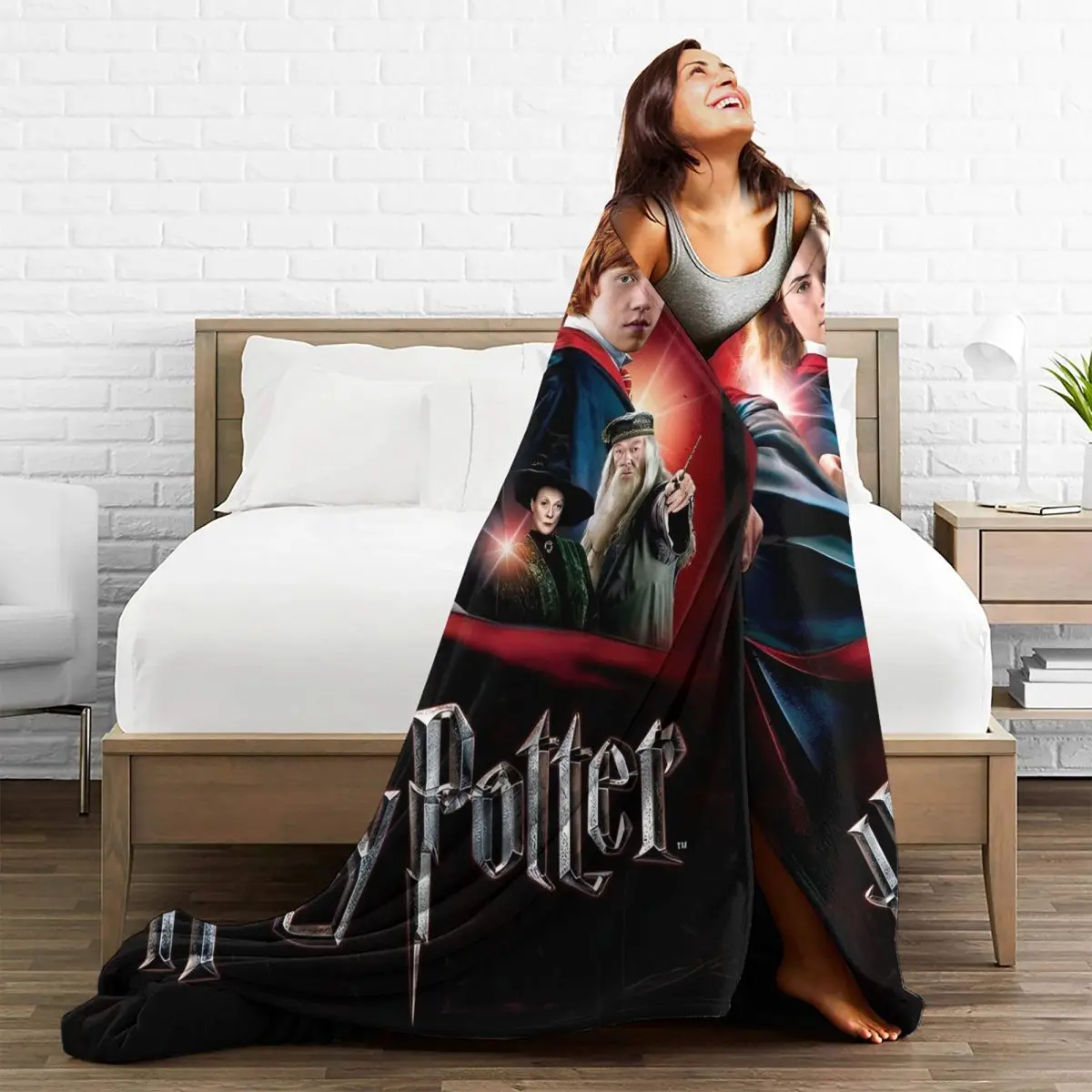 Фланелевое одеяло из фильма Harries P-Potters Magic World теплое мягкое для домашнего декора