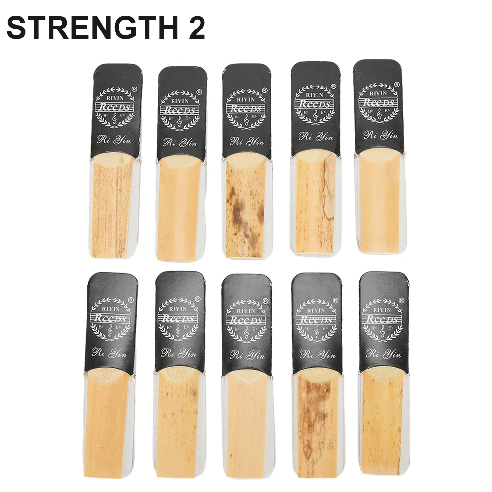 

10pcs Tenor Saxophone Reeds Outdoor Musical Hardness Instrument Musical Reeds Reeds Parts Saxophone Tenor 2/2.5/3