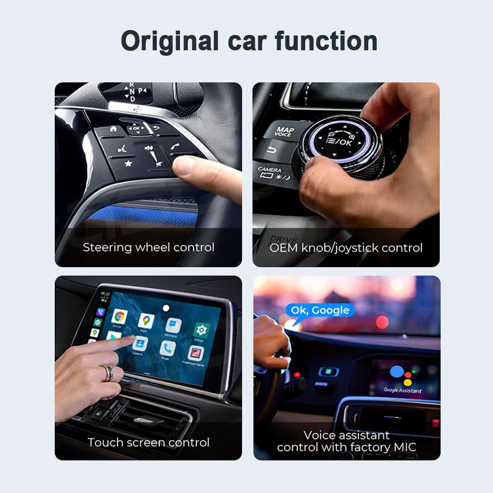 Андроид Авто Беспроводной КарПлей Ai Бокс Нетфликс 10.0 Система UX999MAX Qualcomm 8Core 4-64G Для Ford Kia Hyundai Audi Benz VW Mazda на.