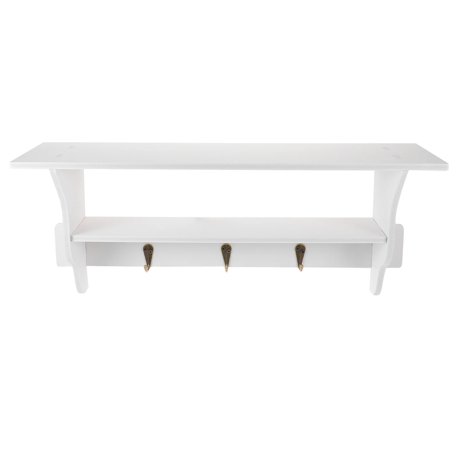 

Wall-mounted Wall Shelving Floating Shelf Hanging Shelf with Hook for Home