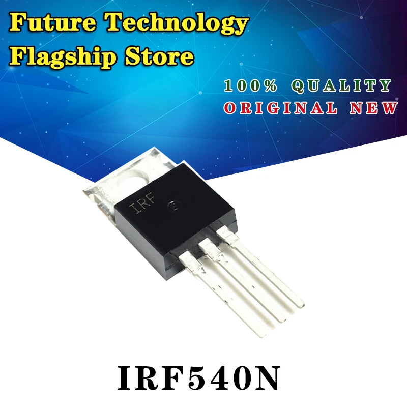 10 шт./лот IRF540 IRF540NPBF IRF540N Power MOSFET Triode TO-220 100V 33A транзистор N Канал Новинка |