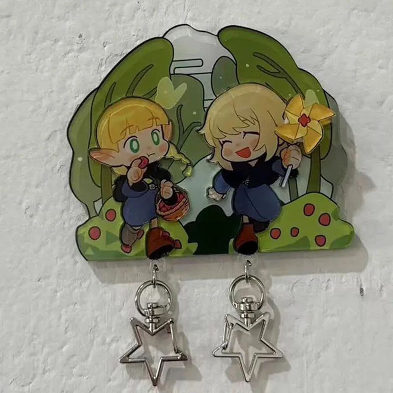 Аниме Delicious in Dungeon Marcille Falene брелок для косплея акриловый ключей магнит на